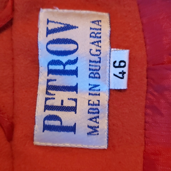 Vintage cashmere and wool burnt orange blazer - Picture 11 of 16